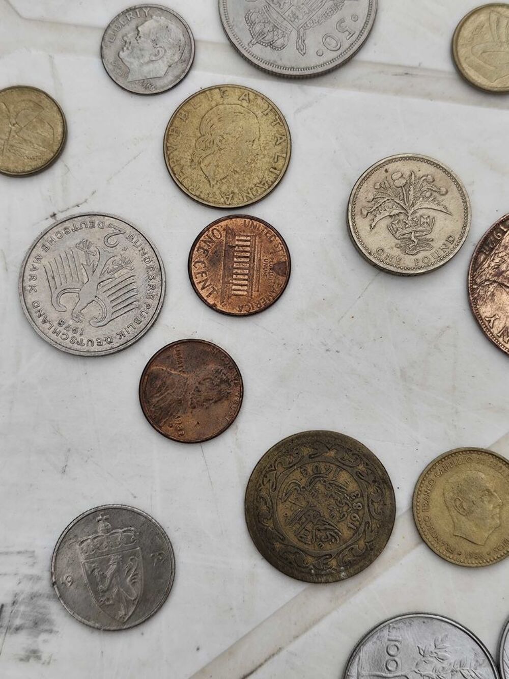 pi&egrave;ces de monnaie ancienne 
