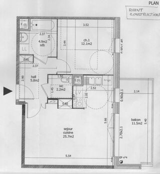  Appartement � vendre 2 pi�ces 50 m�