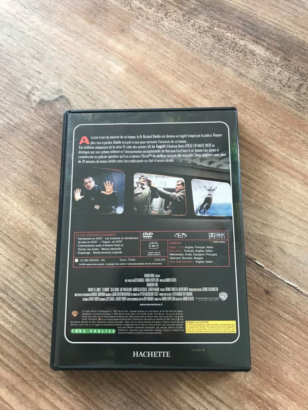 DVD " Le fugitif DVD et blu-ray