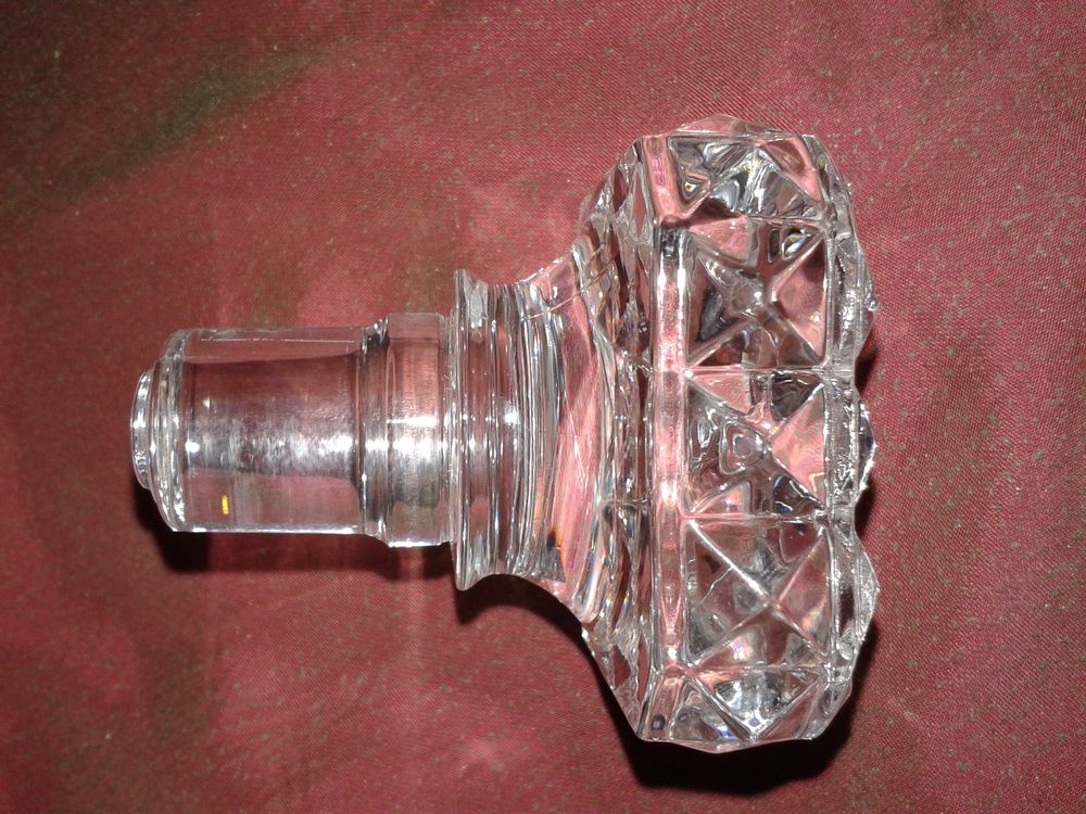Bouchon carr&eacute; de carafe cristal d'Arques Cuisine