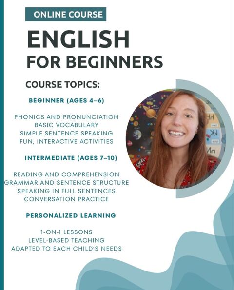 Cours d'anglais en ligne pour enfants 0 75001 Paris