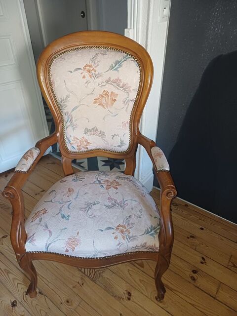 Fauteuil style ancien 85 Vichy (03)