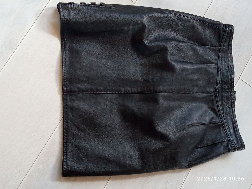 jupe en cuir Vêtements
