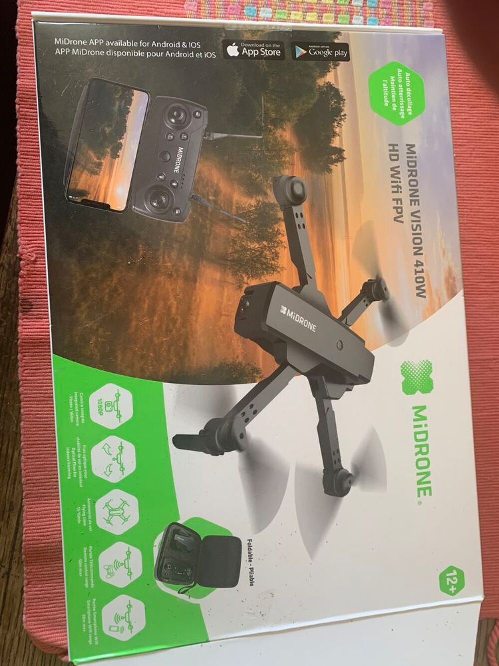 DRONE Midrone Vision410W HD Wifi FPV Jeux / jouets