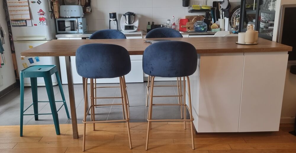 Ilot central cuisine/table haute dinatoire Meubles