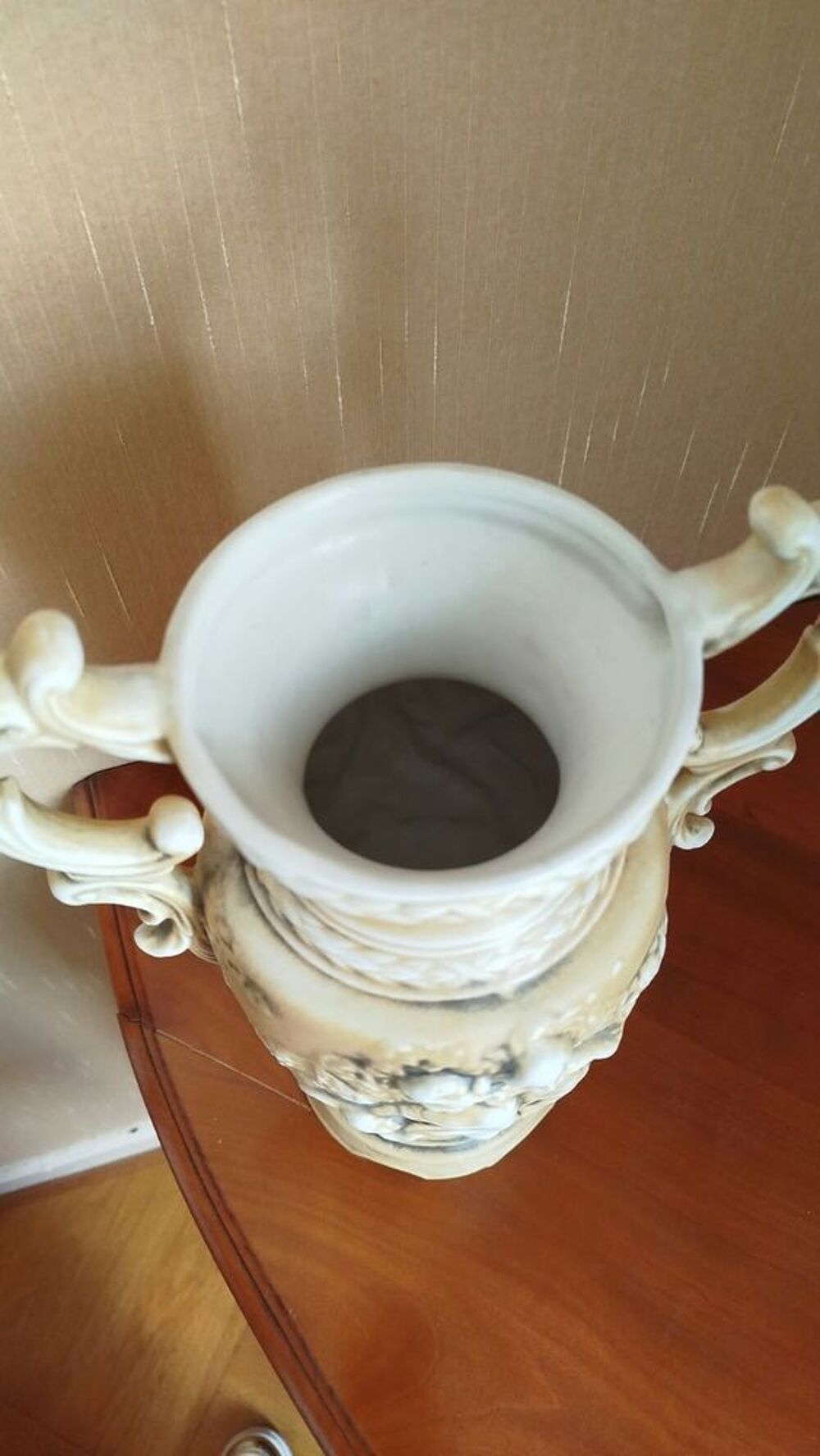 Lot 2 vases capodimonte Italie 