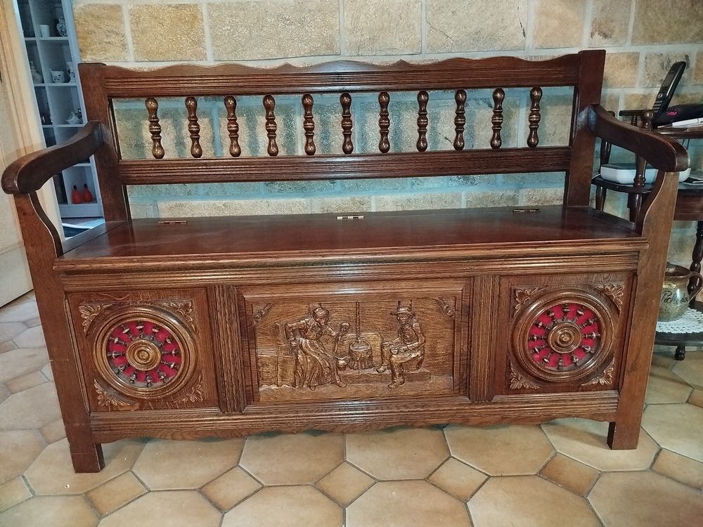 Coffre de rangements style Breton Meubles