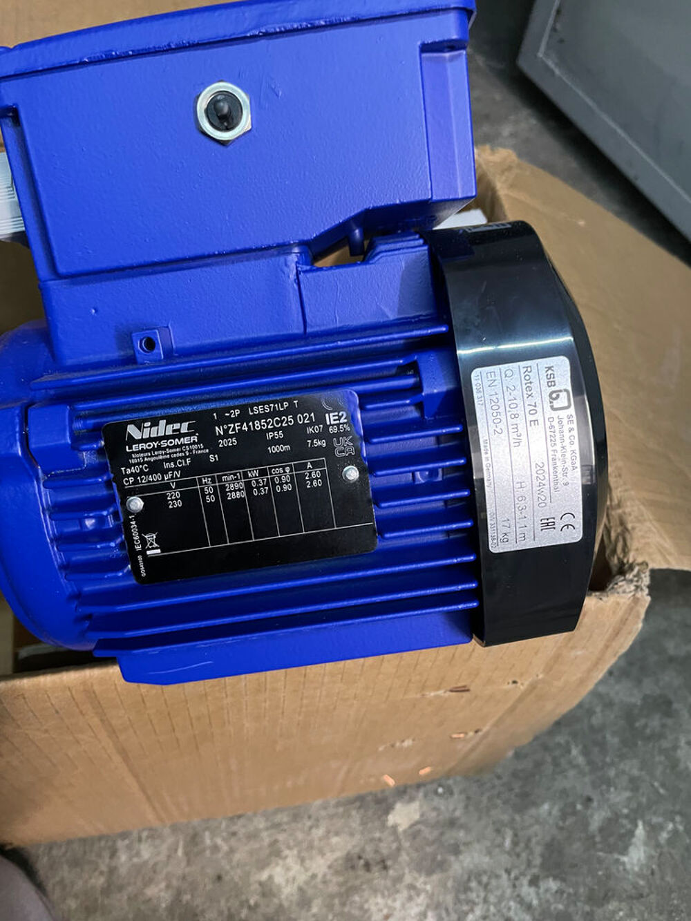 Pompe de relevage KSB Rotex 70 E NEUVE - 230V Bricolage
