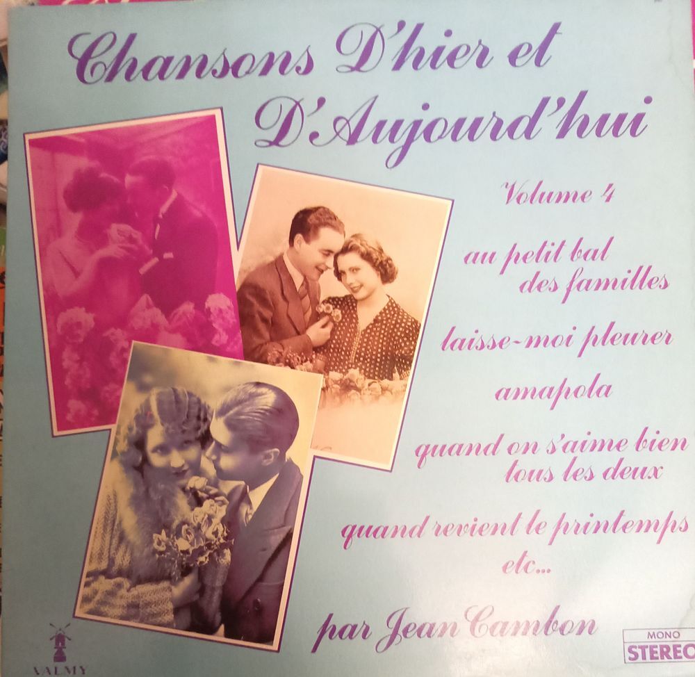 CHANSSONS HIER ET AUJOUR DHUI / 2 X DISQUES VYNIL33 TOURS / CD et vinyles
