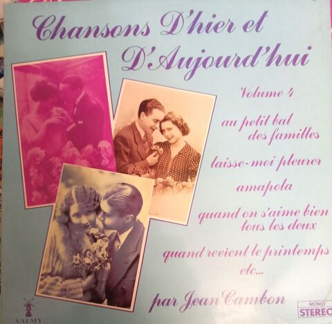 CHANSSONS HIER ET AUJOUR DHUI  / 2 X DISQUES VYNIL33 TOURS / 4 Pont-Audemer (27)
