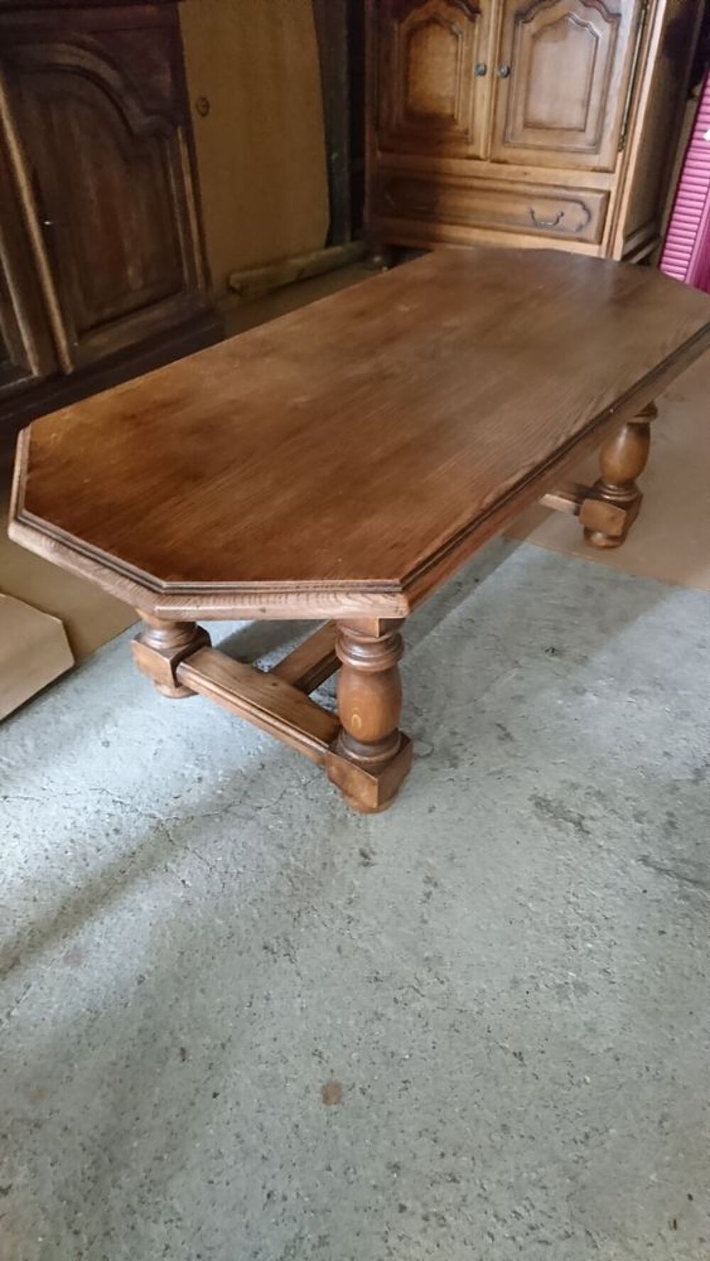 table basse de salon en ch&ecirc;ne Meubles