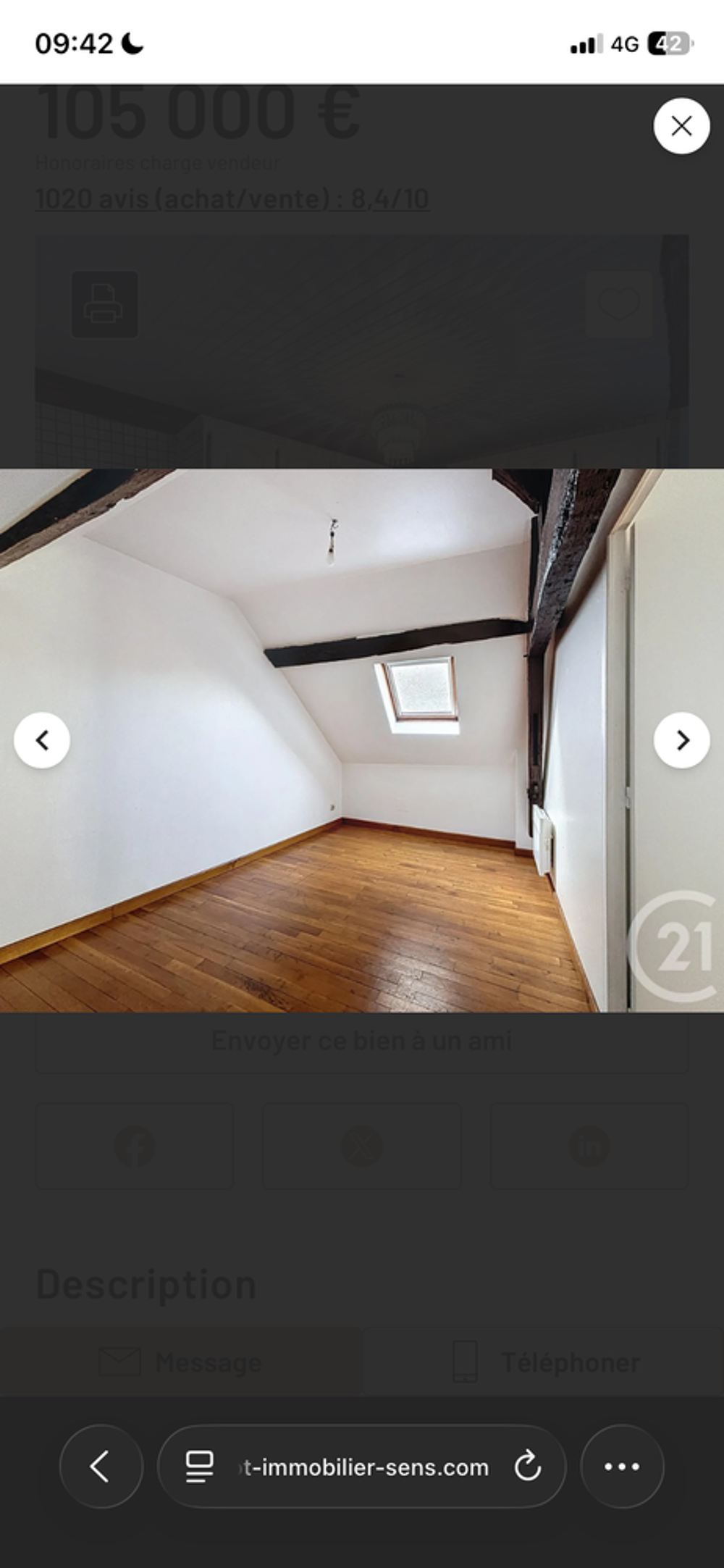 Vente Duplex/Triplex Duplex 3 pièces 71 m2 avec garage privatif au coeur de SENS Sens