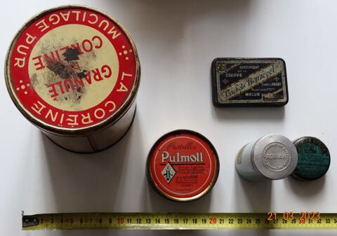 Collector LOT BO�TES produits PHARMACIE 82 Souppes-sur-Loing (77)
