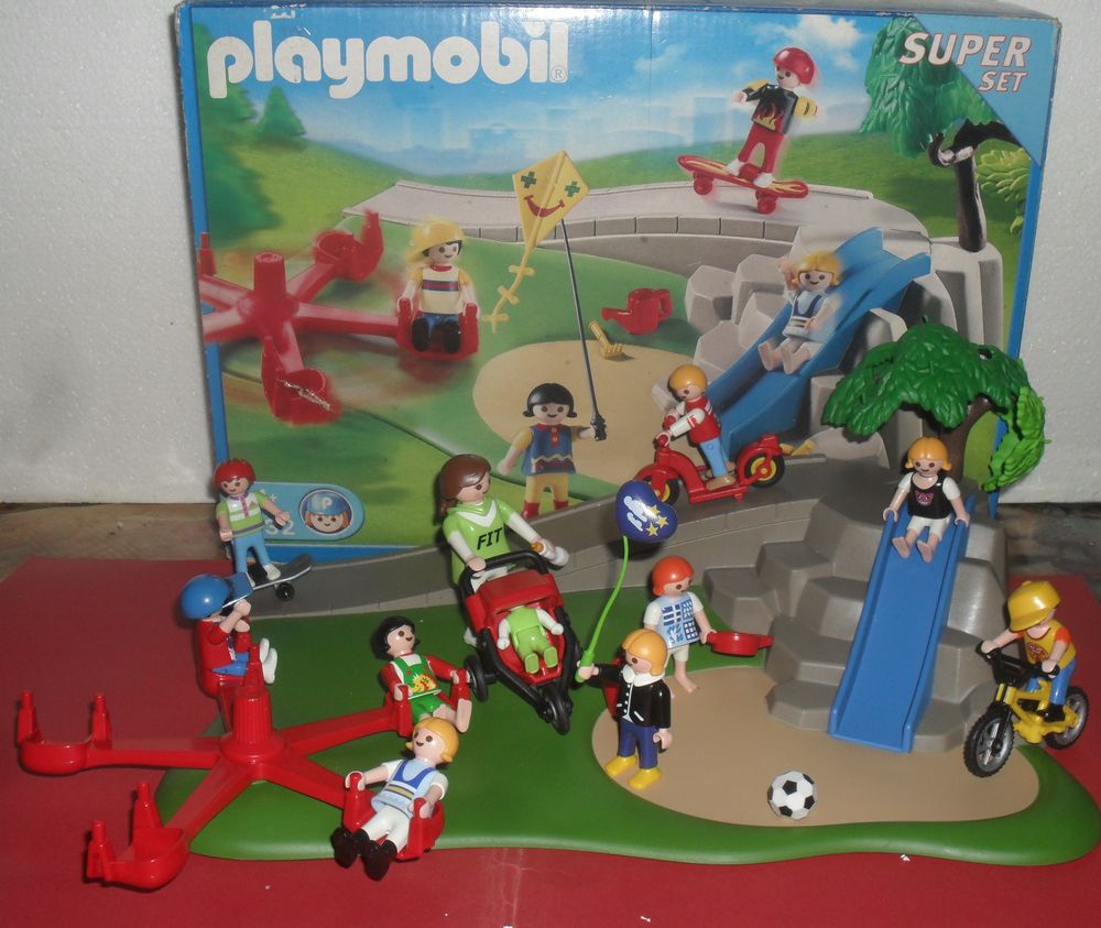 Playmobil Super set N&deg;4132.Skate Parc Jeux / jouets