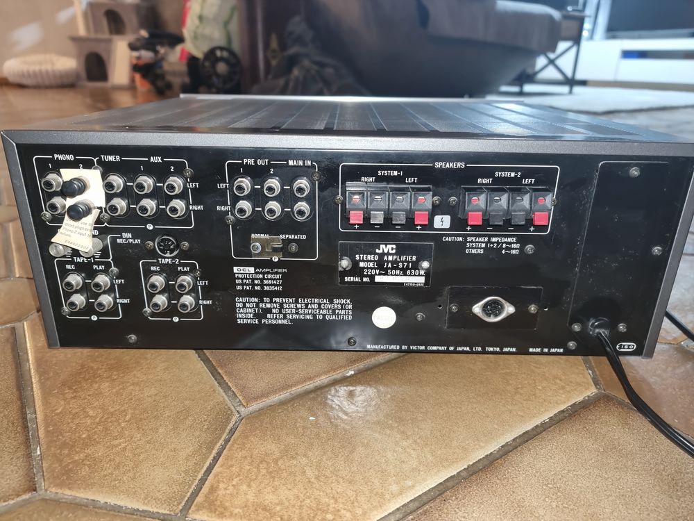 Amplificateur JVC JA-S71 Audio et hifi