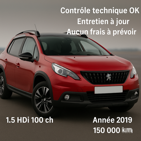 Peugeot 2008 BlueHDi 100ch S&S BVM5 Active 2019 occasion Warcq 08000