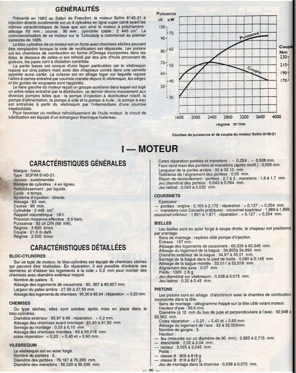 Manuels de r&eacute;paration Iveco daily 