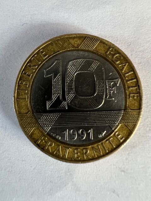 10 Francs 1991 5 Pierrelaye (95)
