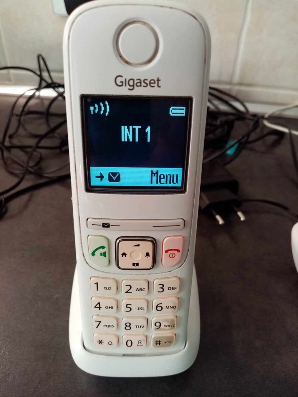 T&eacute;l&eacute;phone sans fil trio blanc Téléphones et tablettes