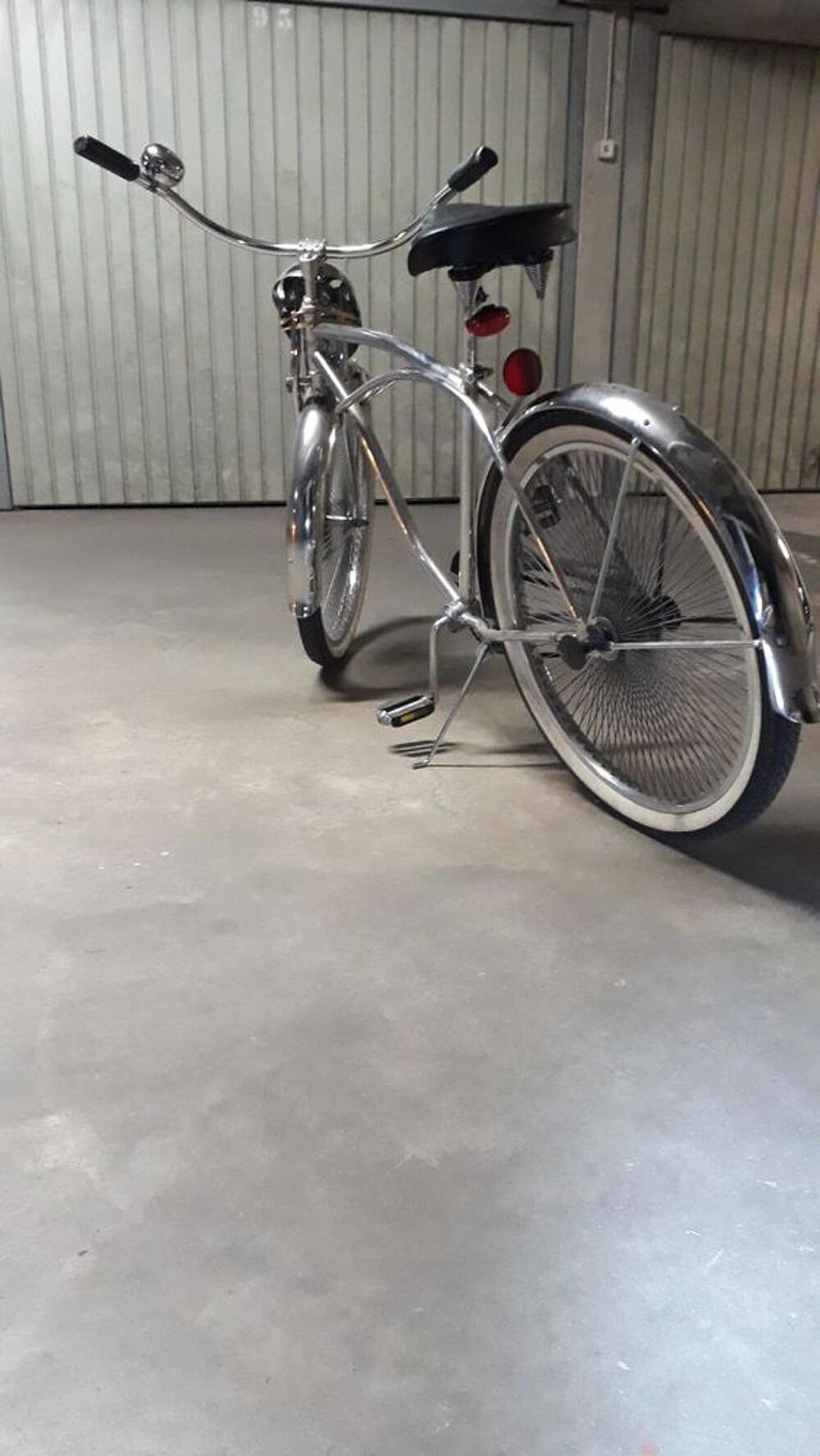 Velo Beach cruiser chrome import u.s custom Vélos
