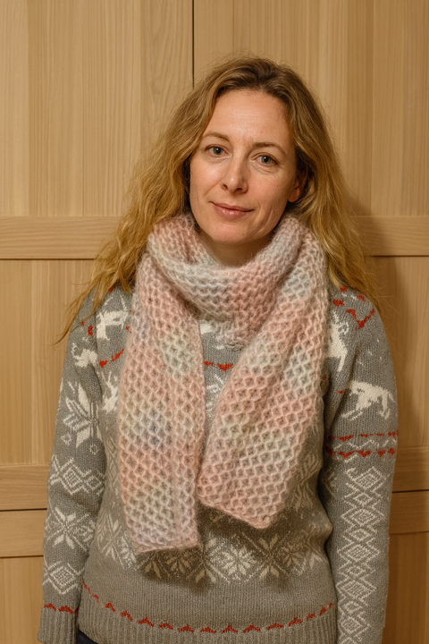 �charpe fait main au tricot 20 Bouzonville (57)