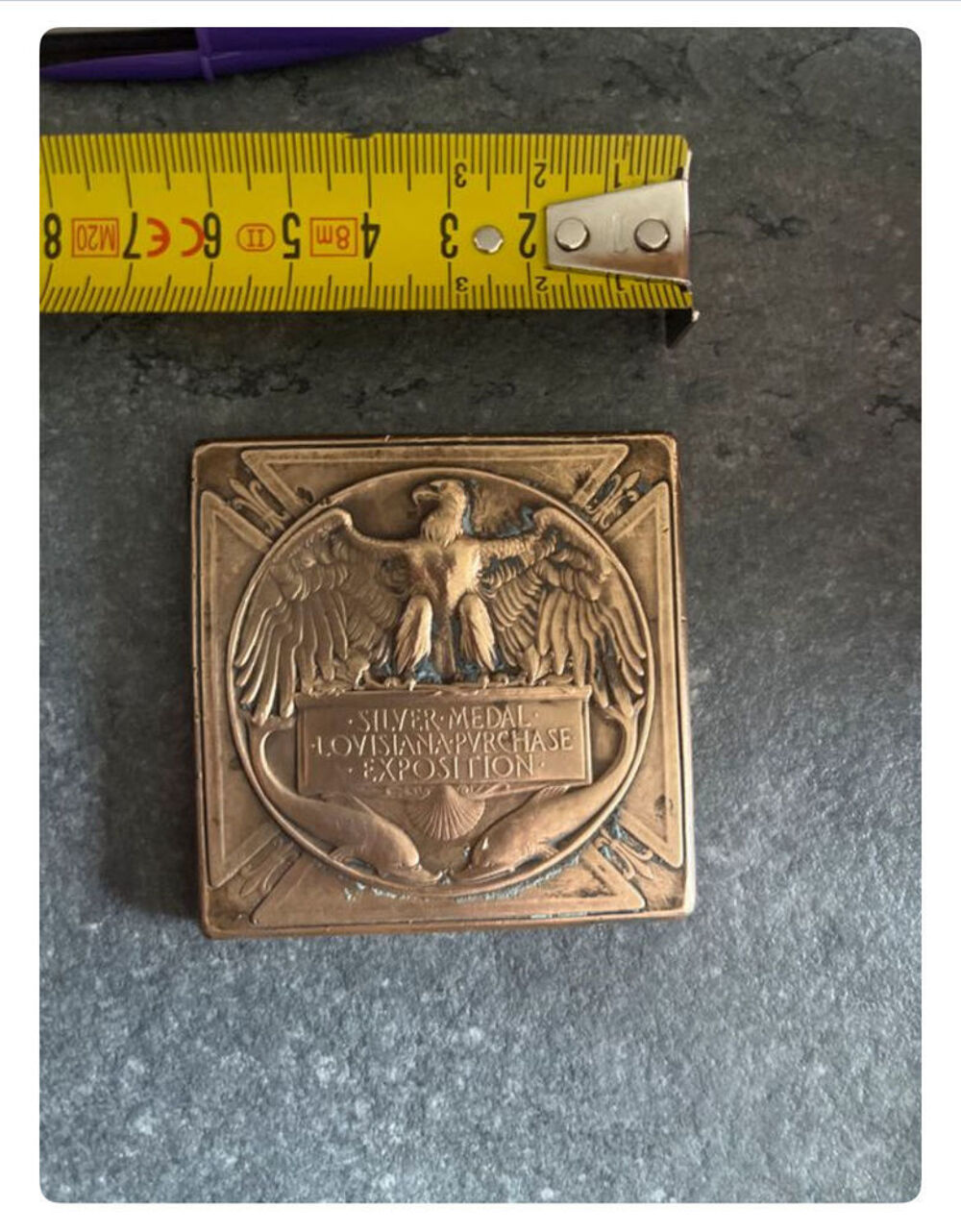 M&eacute;daille ancienne €" Exposition Universelle de Saint-Louis 1904 €" Bronze 