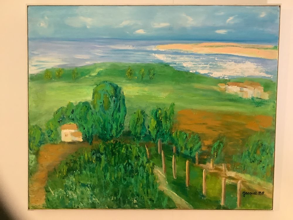 Tableau peinture Huile sur toile de qualit&eacute;, 61/50cm Décoration