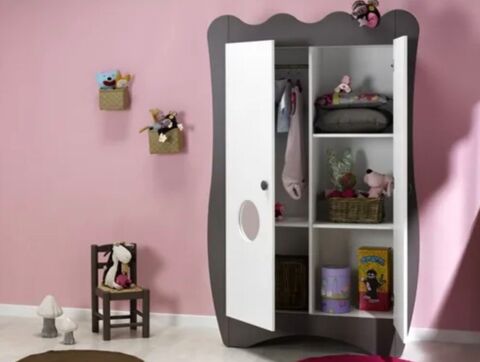 Armoire pour enfant doudou taupe peinture cologique 90 Nice (06)