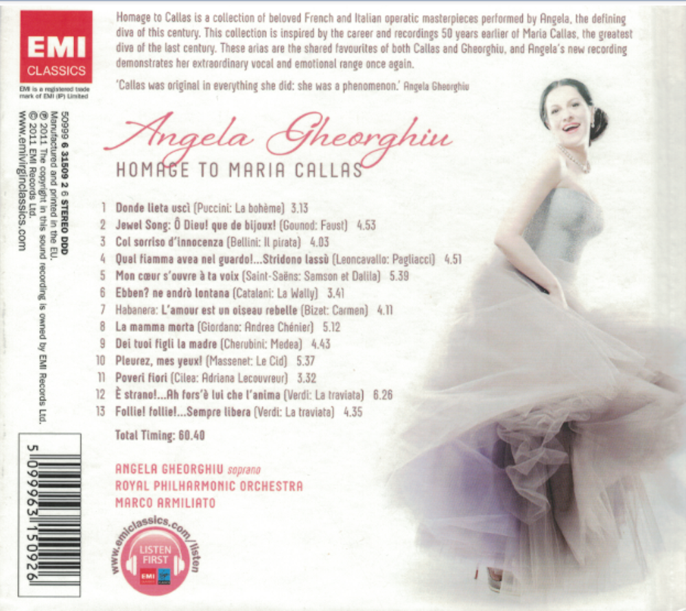 JOYCE DiDONATO. Angela Gheorghiu CD et vinyles