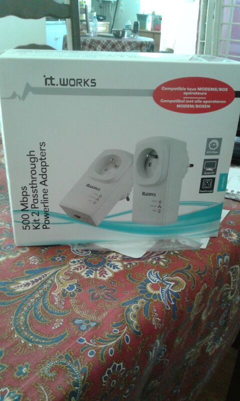 kit de 2  adaptateurs passtrough powerline 500 mbps 35 Saint-Nazaire (44)