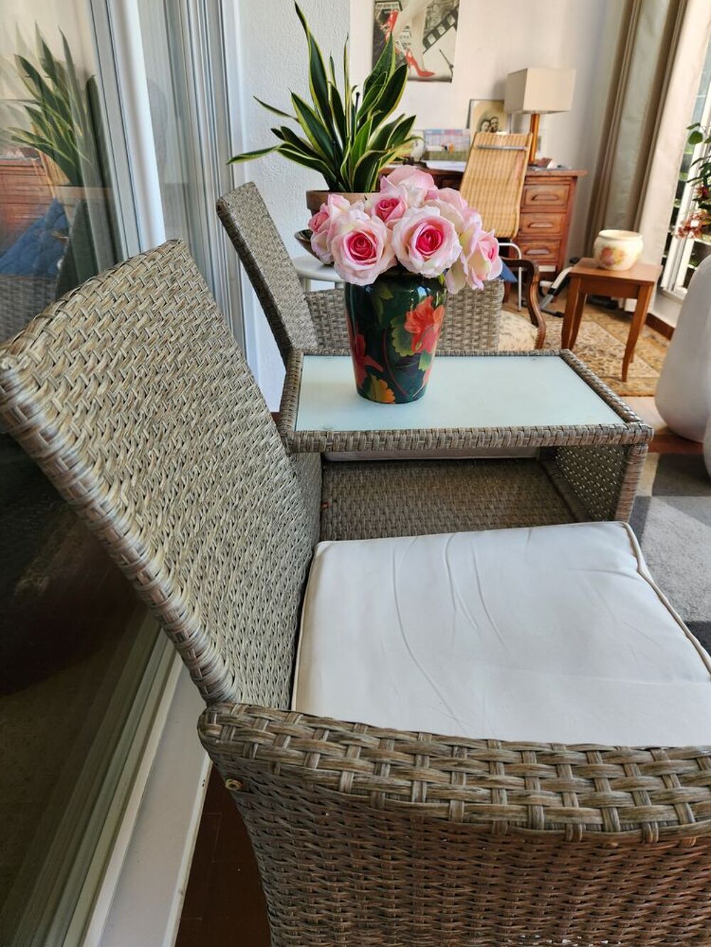 Banquette double place ext&eacute;rieur/int&eacute;rieur Meubles