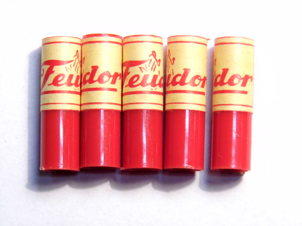 5 tubes LOT de PIERRE a BRIQUET FEUDOR VINTAGE 