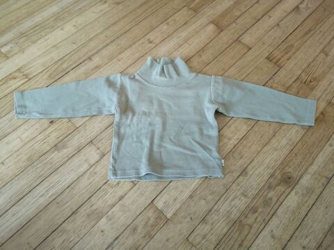 F 9 (11) - 2 ans - Sous-pull vert  Orchestra  1 Paris 13 (75)