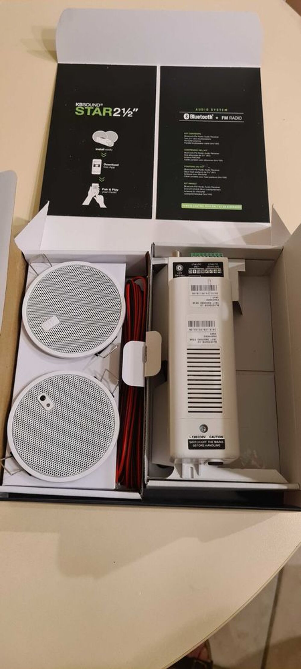 kit radio fm +Bluetooth encastrable Audio et hifi