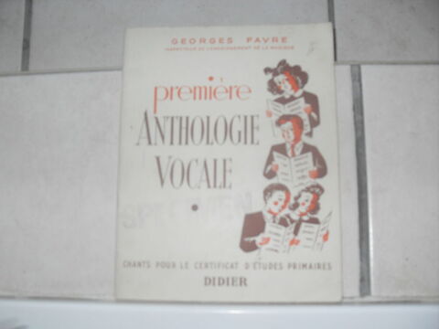 Premi�re anthologie vocale 10 Saint-Germain-au-Mont-d'Or (69)