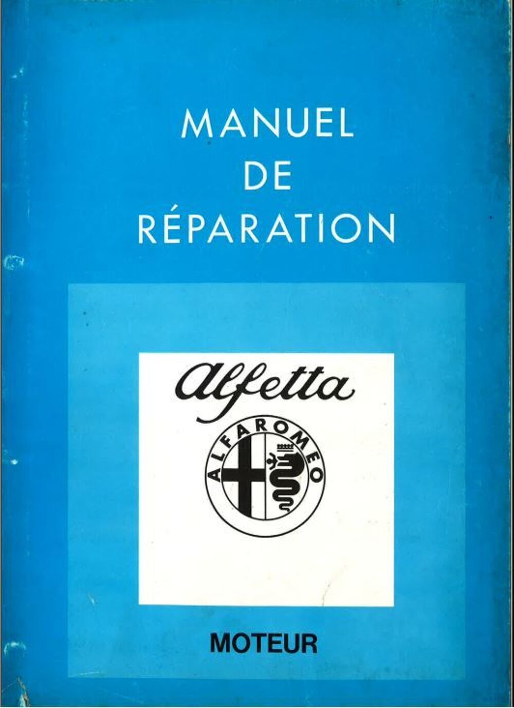 Manuel d'atelier Alfa Romeo Alfetta Livres et BD