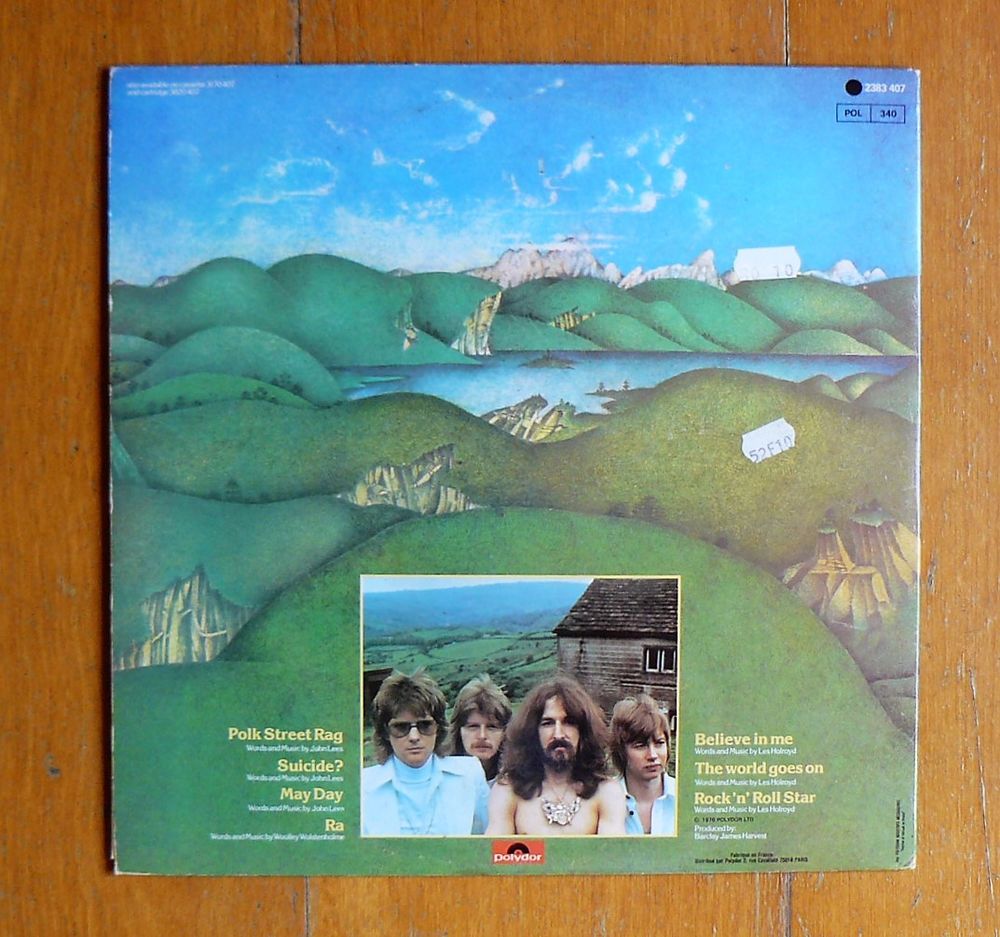 LP BARCLAY JAMES HARVEST : Octoberon - Polydor 2393.407 CD et vinyles