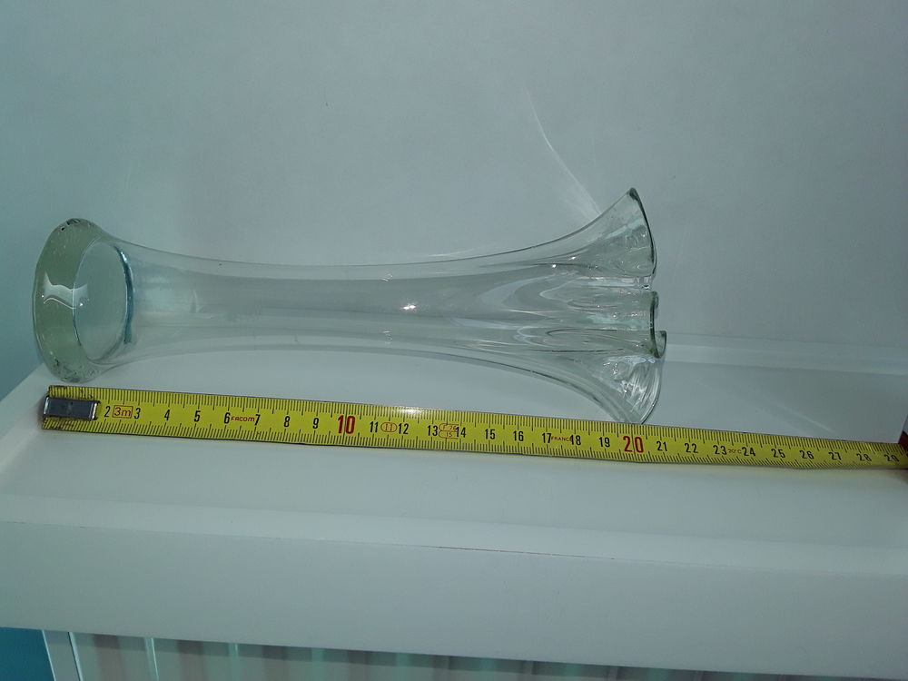 Vase en verre Dcoration