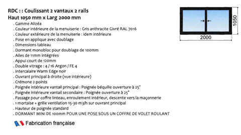 Fentre Coulissante en Aluminium ( Menuiserie extrieure ) 1700 Mimet (13)