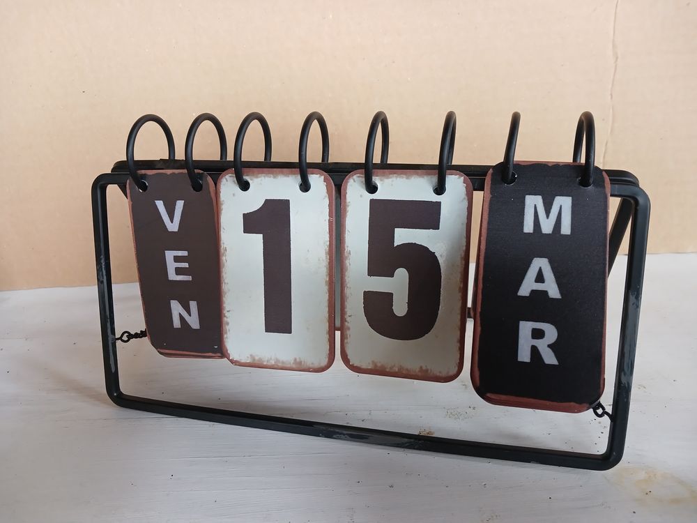 calendrier perp&eacute;tuel Décoration
