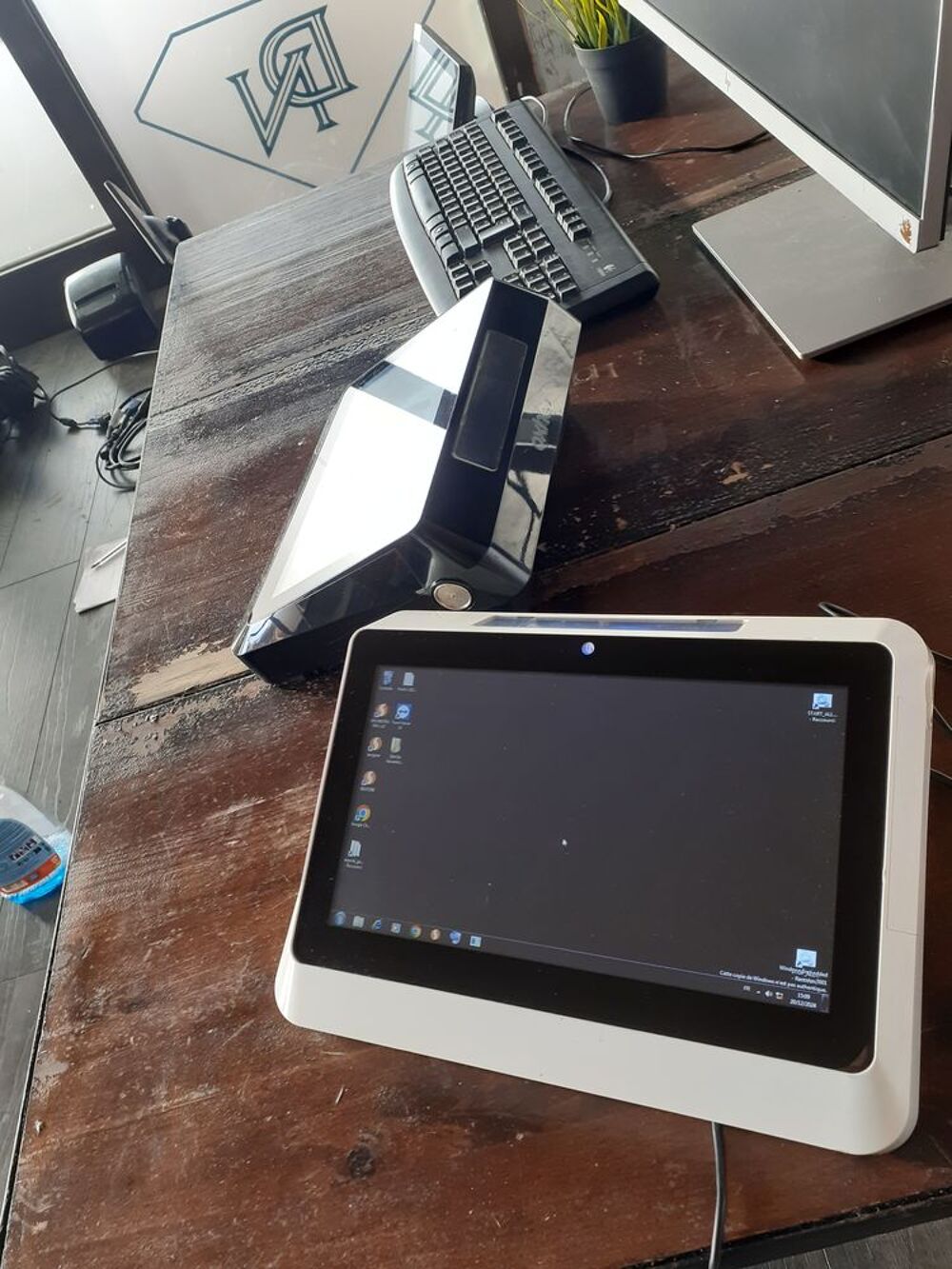 TPV OXHOO POS Device (Noir et Blanc) ? Terminal de Paiement Matériel informatique