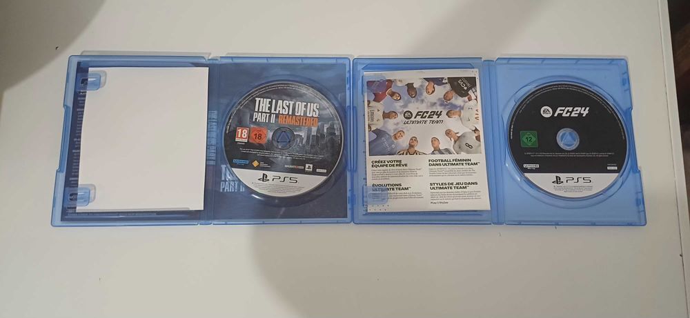 LOT PS5 The Last of Us Part II Remastered + FC 24 €" NEUFS Consoles et jeux vidéos