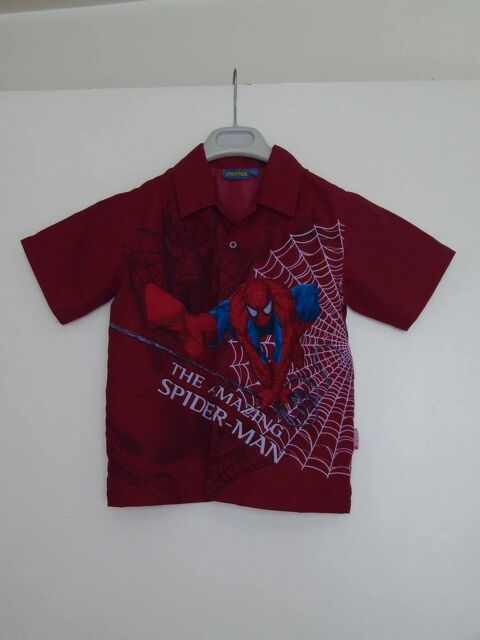 Chemisette, SPIDER-MAN, Grenat, 8�ans (128�cm) Neuve 5 Bagnolet (93)