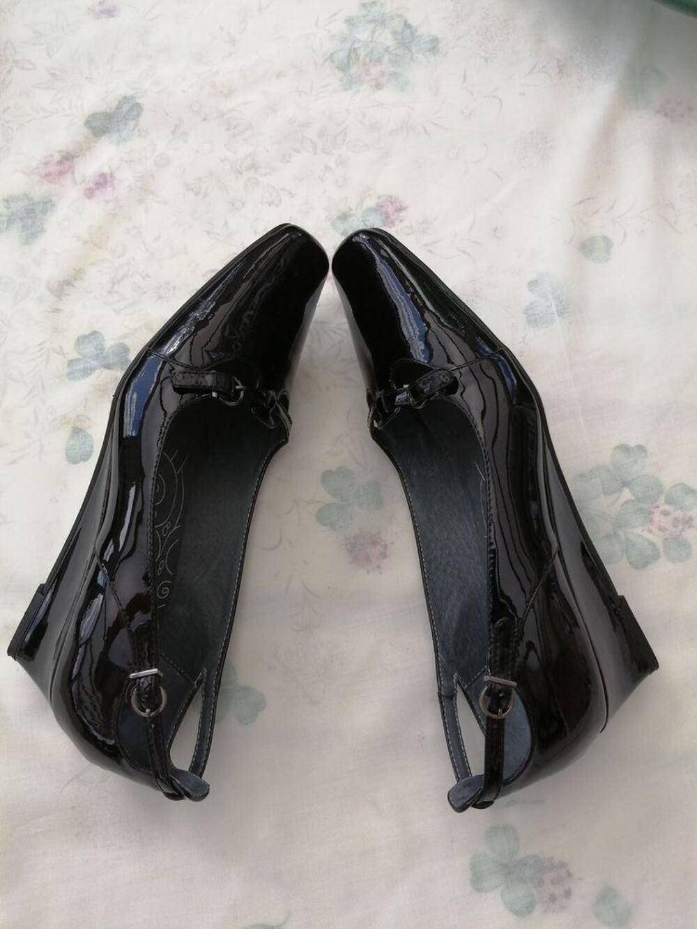 CHAUSSURES NEUVES VERNIS NOIR SWEET DE PINDIERE Chaussures