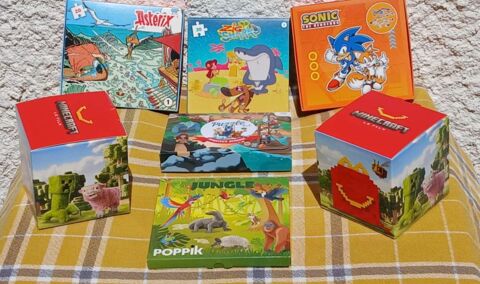 Lot de 7 Jeux de Soci�t� dont 5 Puzzles : Mc Donald's - Neuf 8 La Fert�-Alais (91)