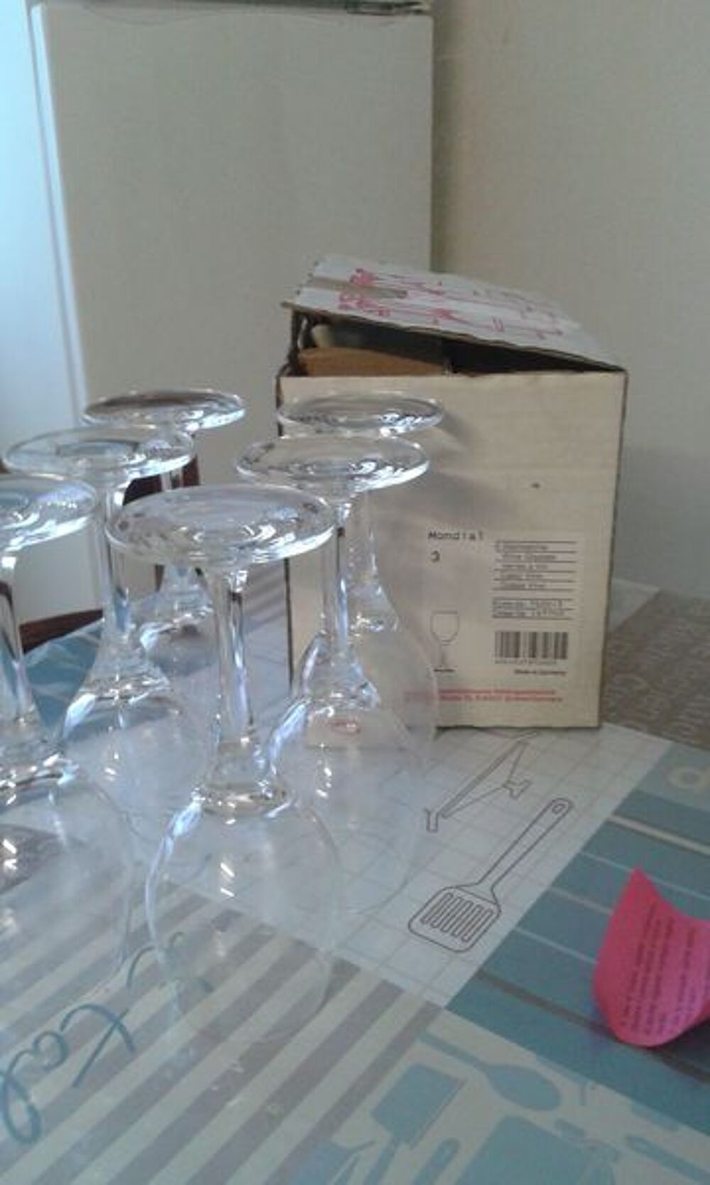 ensemble verres en cristal Cuisine