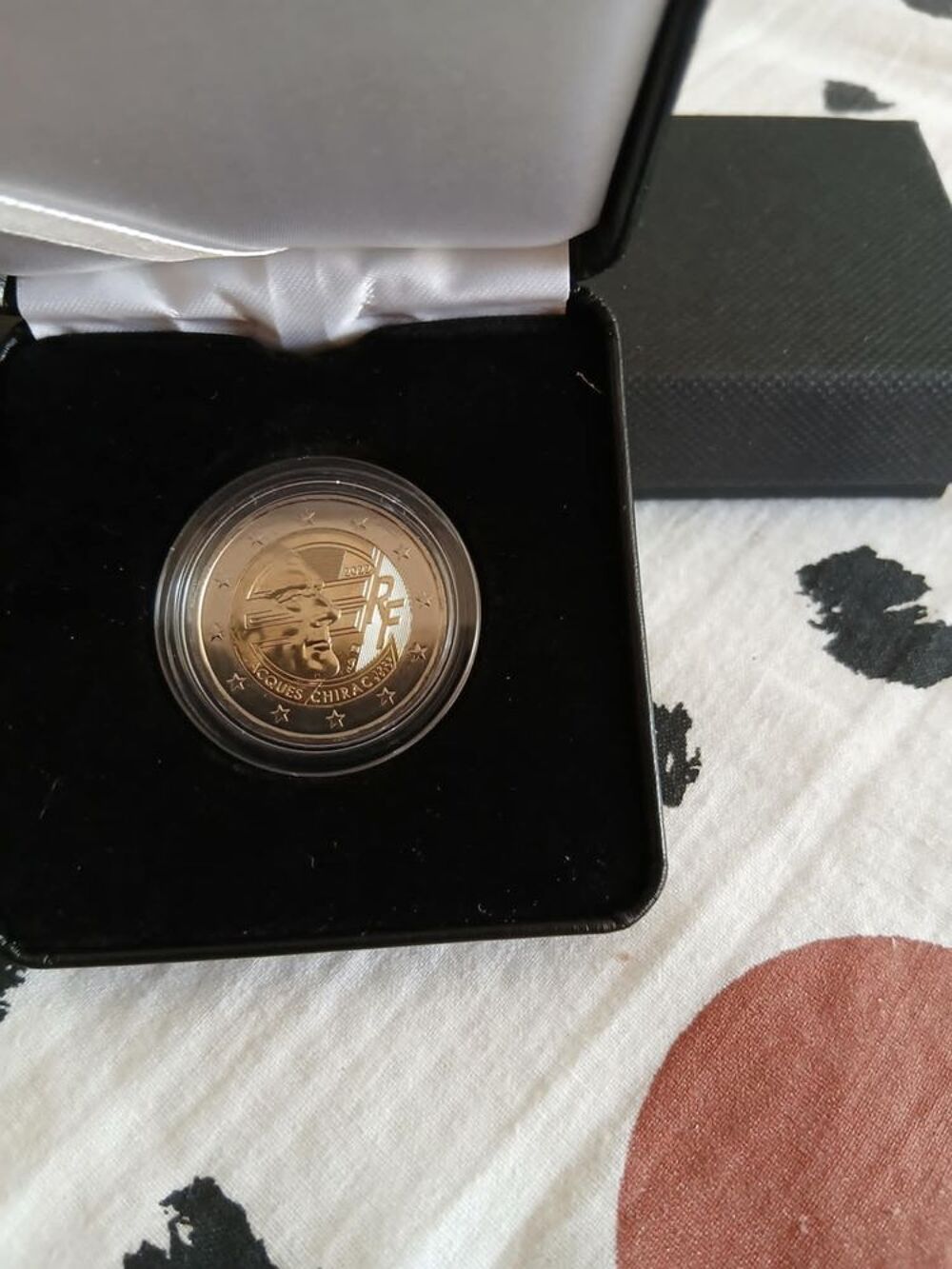  Coffret pi&egrave;ce collection m&eacute;moire de Jacques Chirac N&deg;1398 