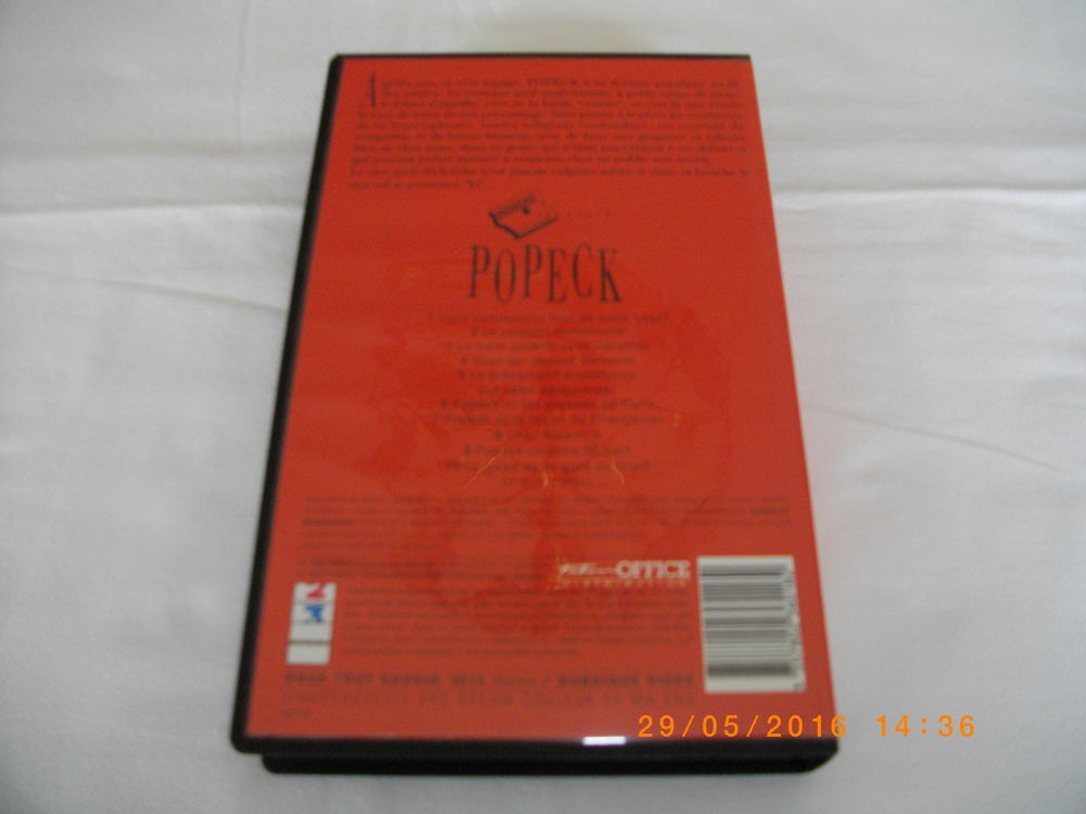 Cassette vid&eacute;o vhs de : "POPECK - HUMORISTE" DVD et blu-ray