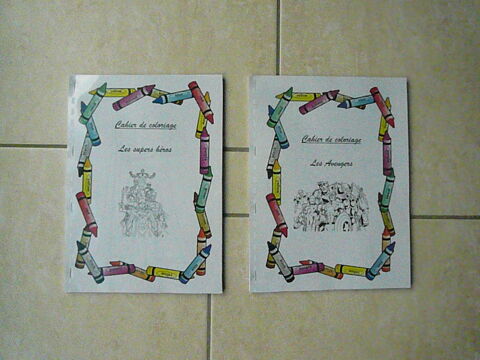 Cahiers de coloriage héros 3 Franqueville-Saint-Pierre (76)