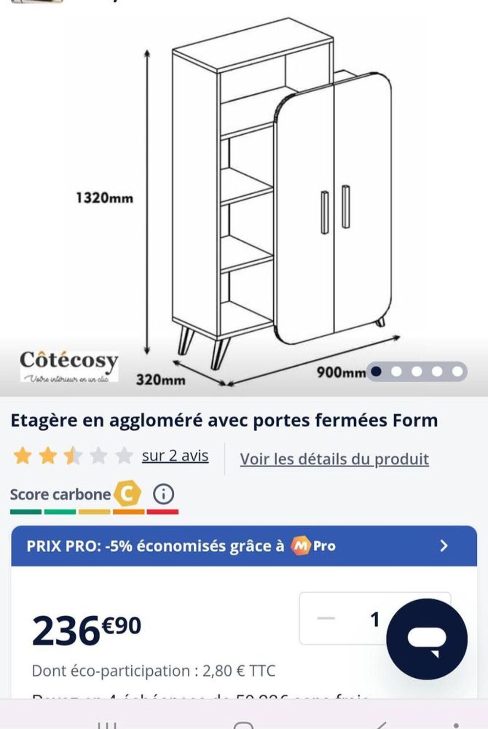 Meuble blanc tr&egrave;s bon &eacute;tat Meubles